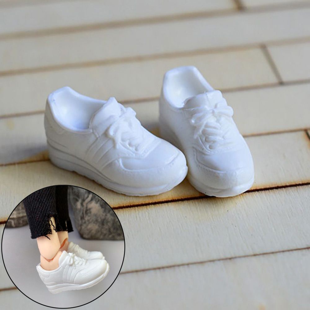 Đôi giày thể thao mini thời trang cho búp bê tỉ lệ 1:6 2/2.5CM