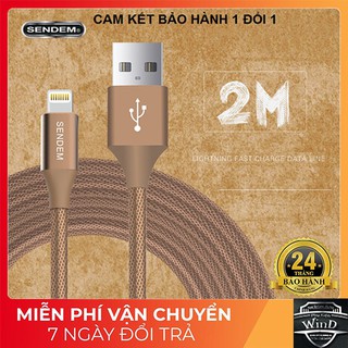 [ Bảo Hành 1 Đổi 1 ] Dây Sạc Nhanh Samsung, Oppo, Xiaomi Dài 2M Chính Hãng Sendem