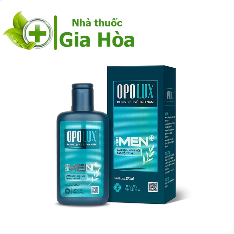 Dung dịch vệ sinh nam Opolux mùi thơm dễ chịu, quyến rũ giúp làm sạch, khử mùi, bảo vệ cơ thể