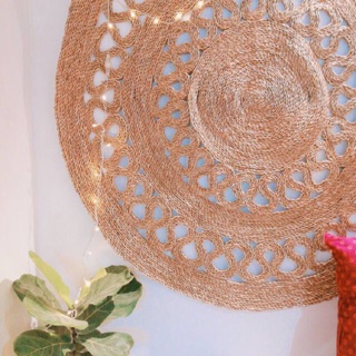 Thảm cói hoạ tiết