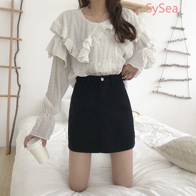 Chân Váy Nữ Chữ A Lưng Cao Phối Túi May Kèm Quần Lót Trong Cho Nữ Chất Kaki Trẻ Trung | BigBuy360 - bigbuy360.vn