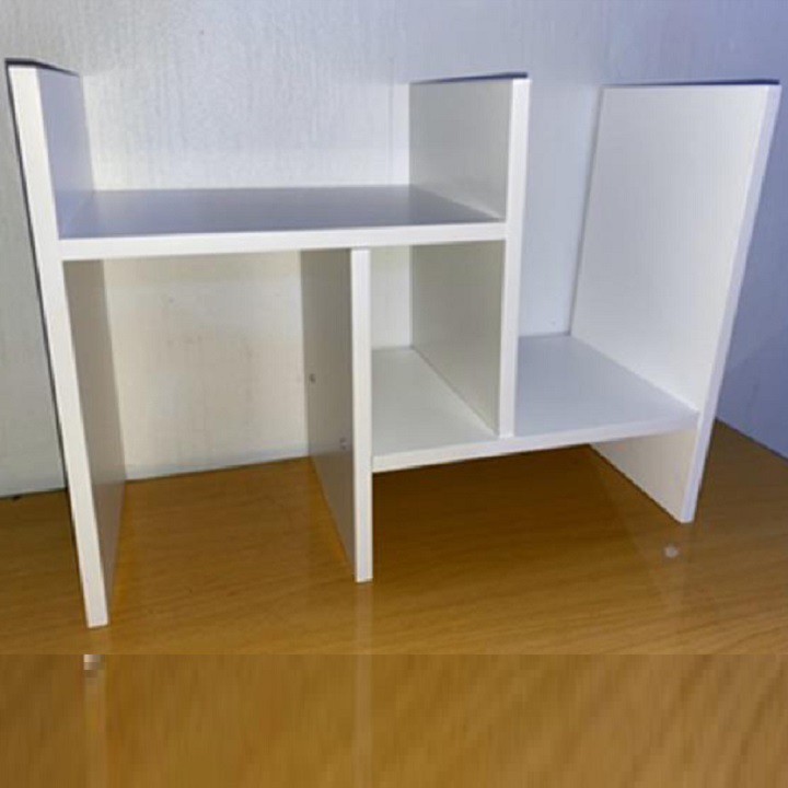 Kệ sách để bàn làm việc - bàn học, chất liệu Gỗ MDF đủ 3 màu rất đẹp, lắp ráp dễ dàng, kèm phụ kiện và hướng dẫn