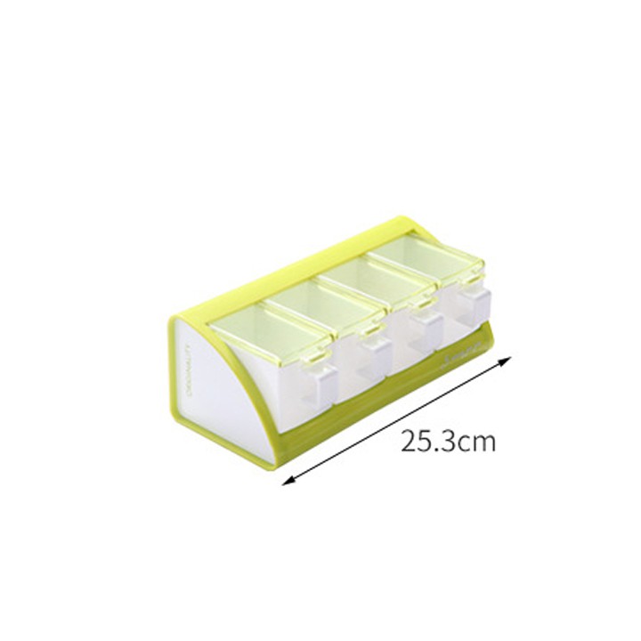 Hộp đựng gia vị dán tường 3 ngăn