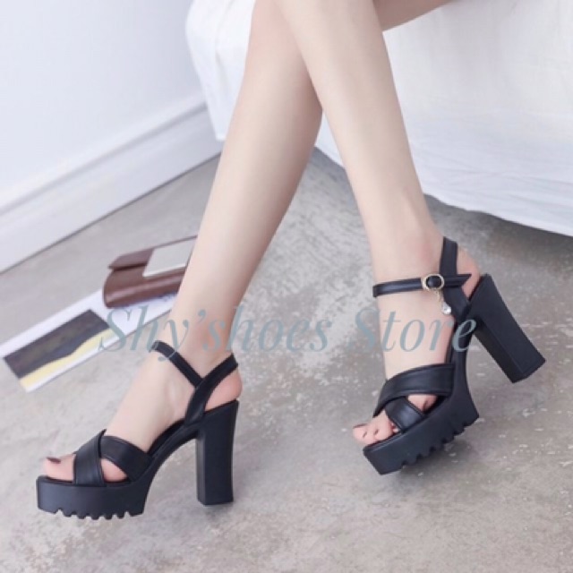 💥Giày cao gót Lolita Ulzzang siêu nhẹ 9cm