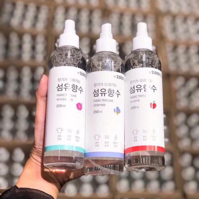 xịt thơm quần áo Hàn Quốc