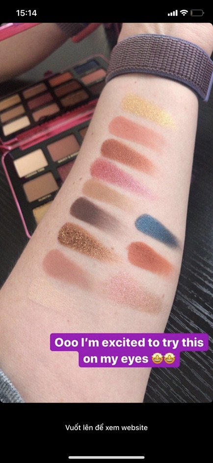 🌸 Bảng phấn mắt Too Faced Palm Springs Dreams Eyeshadow Palette , Peaches and Cream Collection