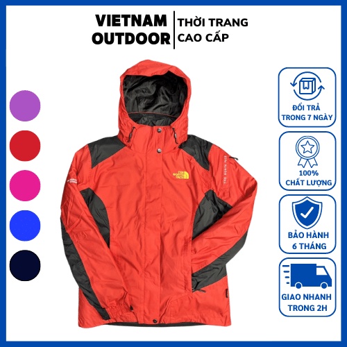 Áo khoác nữ 3 lớp lông vũ The North Face HÀNG XỊN XUẤT DƯ siêu đẹp hàng xịn - JACKET Áo phao nữ giữ nhiệt cực ấm cho