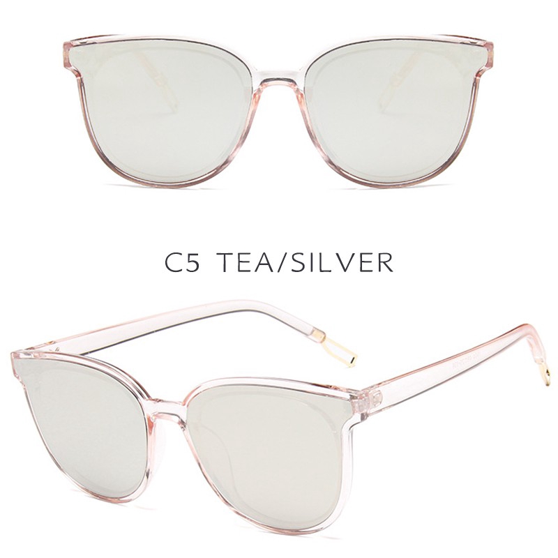 Kính mát mắt mèo màu sắc phong cách retro Hàn Quốc thời trang unisex