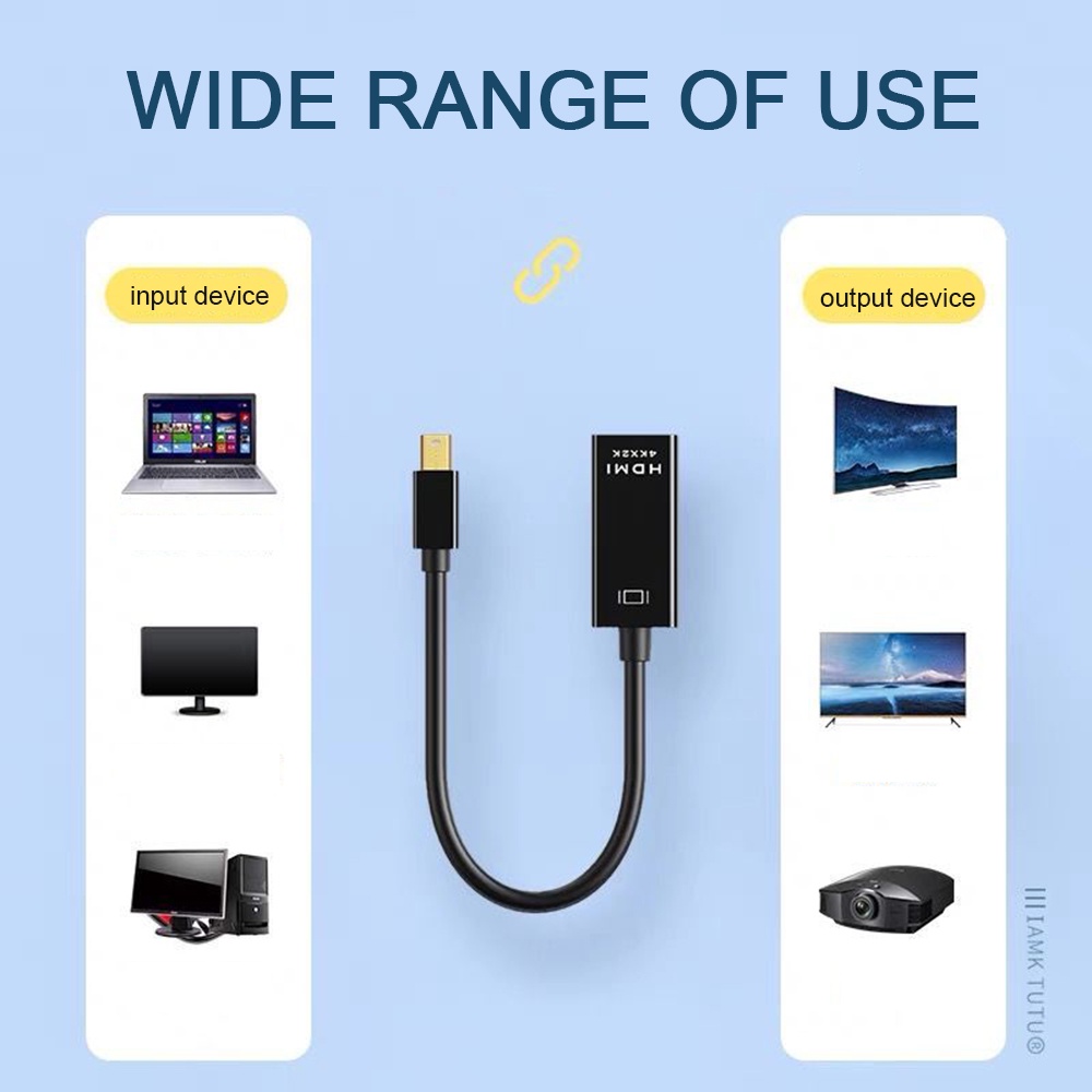 Cáp ChuyểN ĐổI DP Sang HDMI Cho Apple Mac Macbook Pro