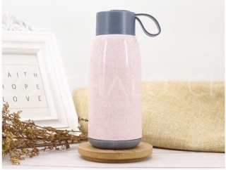 Chai thuỷ tinh 350ml bọc nhựa lúa mạch