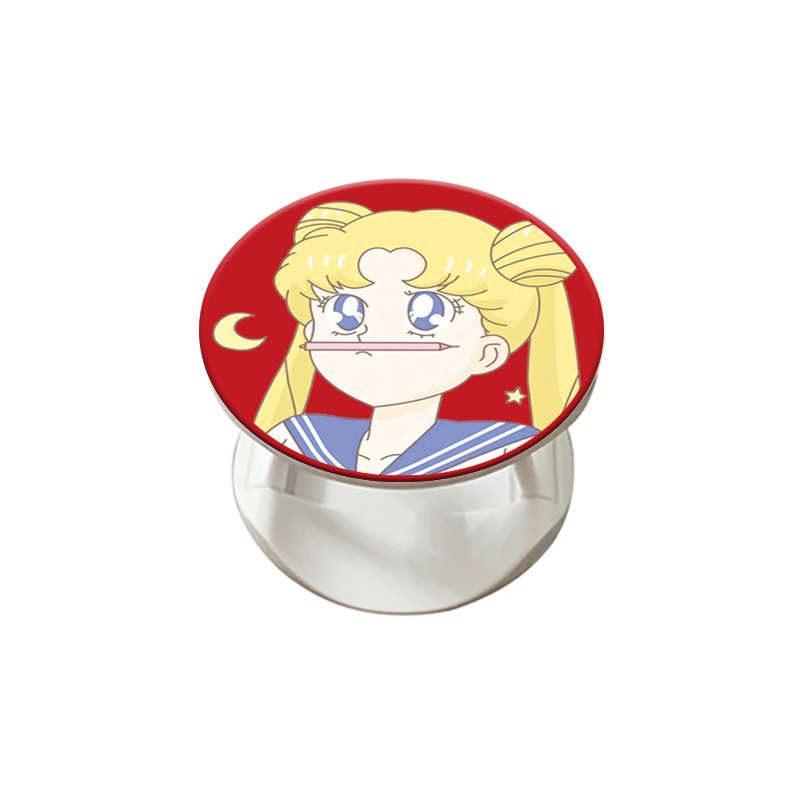 SAILOR MOON Giá Đỡ Điện Thoại Hình Thủy Thủ Mặt Trăng Đáng Yêu Cho Portabler Grip PopSocket Stand Ring Holder For VIVO Y11 Y19 Y17 Y30