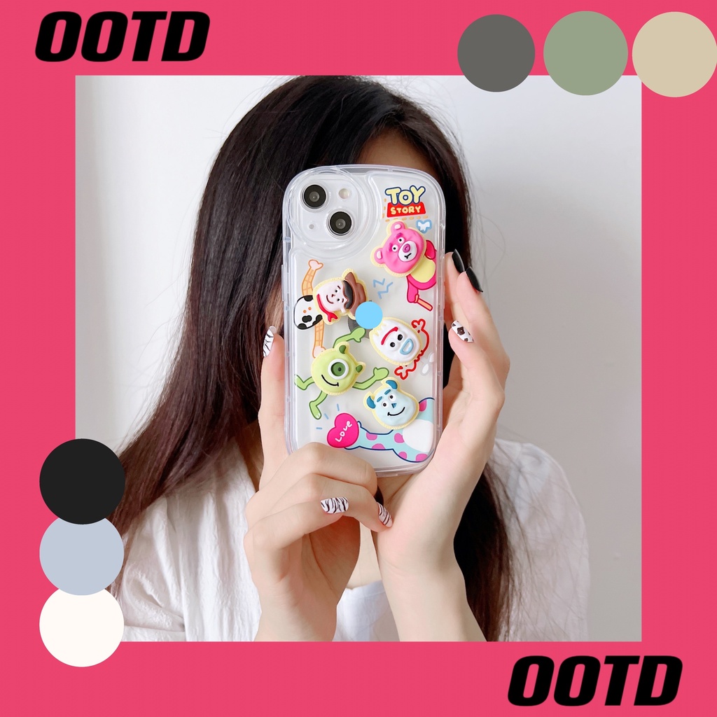 Ốp Điện Thoại Hình Gấu 3D Cho iPhone 14 / 13 / 12 / 11 / X / 8 / 7P