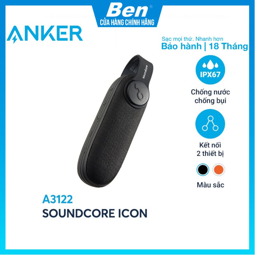 Loa bluetooth SoundCore Icon 10W (by ANKER) - A3122