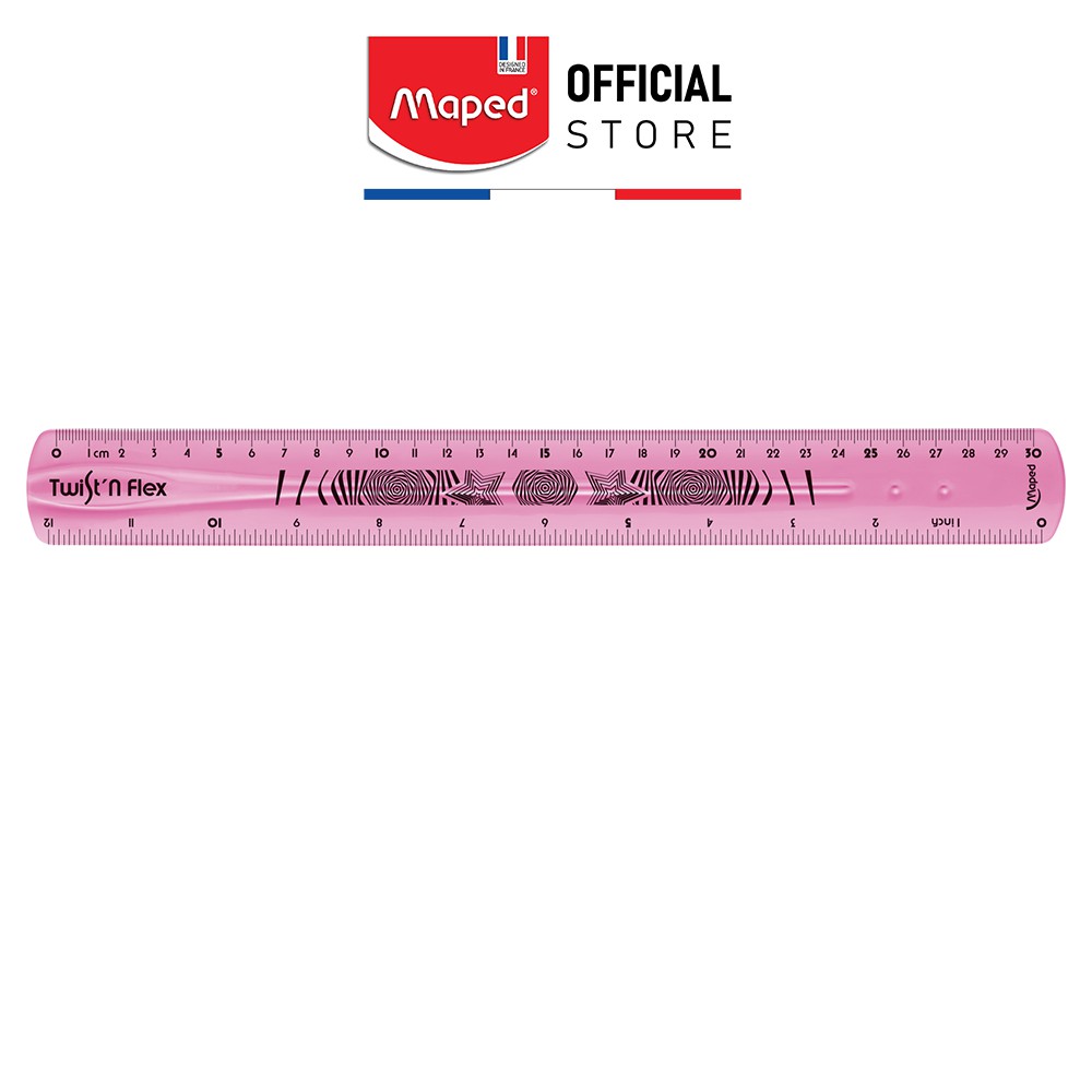 MAPED - Thước học sinh cuộn mềm 20-30cm [Chính hãng]