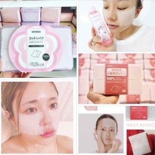 Bông tẩy trang miniso 180m -475 miếng