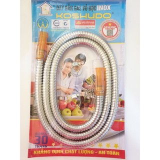 Dây dẫn gas vỏ bọc inox koshudo