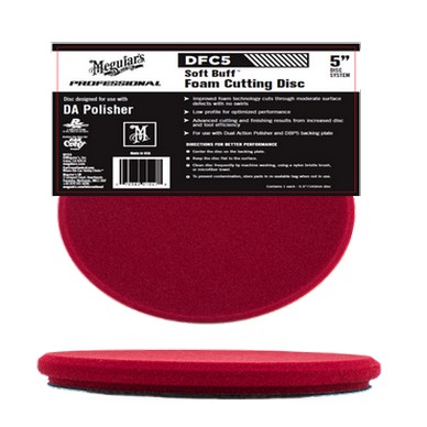 Meguiar's Phớt mút đánh bóng da bước 1 - DA Foam Cutting Disc - DFC5, 5 inch