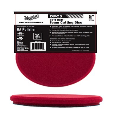 Meguiar's Phớt mút đánh bóng da bước 1 - DA Foam Cutting Disc - DFC5, 5 inch