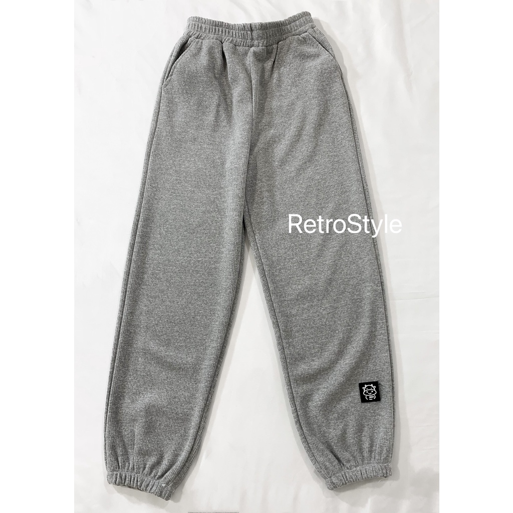 Quần Jogger Basic Chất Len Tăm 2434