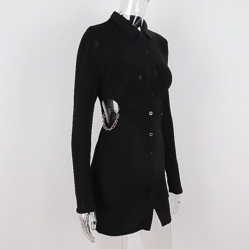 Váy body len tăm Khoét Eo mix