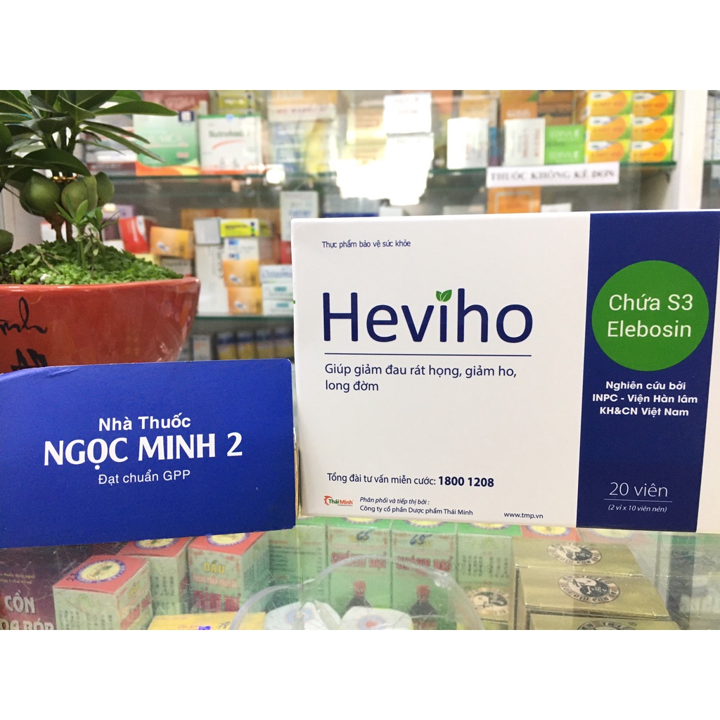 ✅ [Chính Hãng] Heviho giảm viêm họng hạt, ho mãn tính