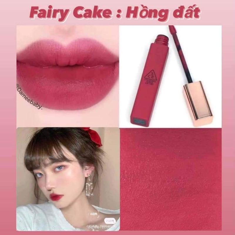 son 3ce cloud lip tint fairy cake