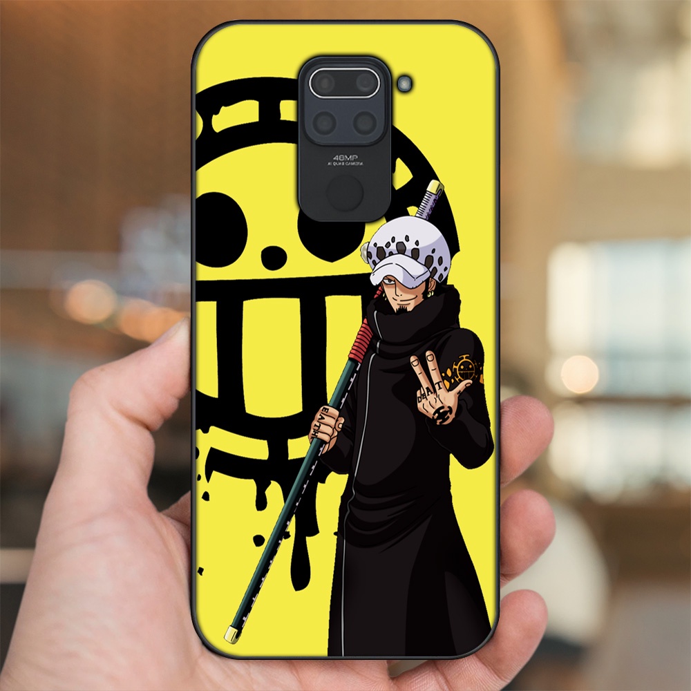 Ốp lưng Xiaomi Redmi Note 9 viền đen in hình Law One Piece