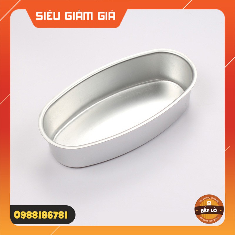 Khuôn oval nướng bánh mì hoa cúc, bánh bông lan phô mai giá rẻ D08