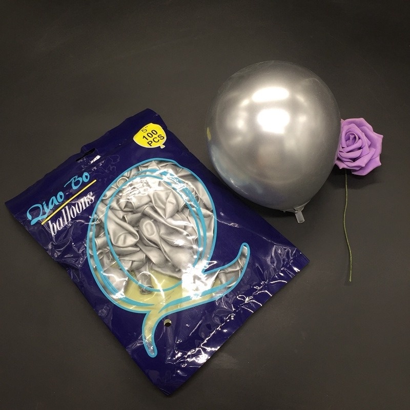 Set 10 Bong BóNg Cao Su 5 Inch NhiềU MàU SắC Trang Trí TiệC CướI