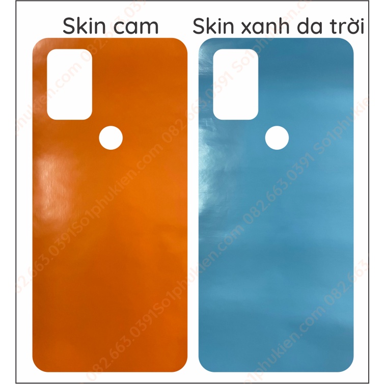 Miếng dán mặt lưng skin carbon Bphone a40 a50 a60 có 7 màu sắc để lựa chọn