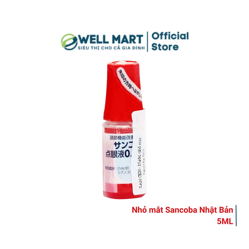 NHỎ MẮT SANCOBA NHẬT BẢN 5ml