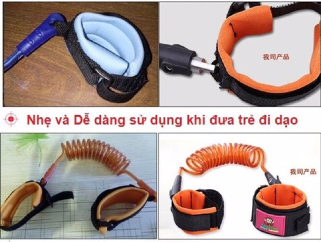 Dây dắt trẻ đi dạo chống lạc