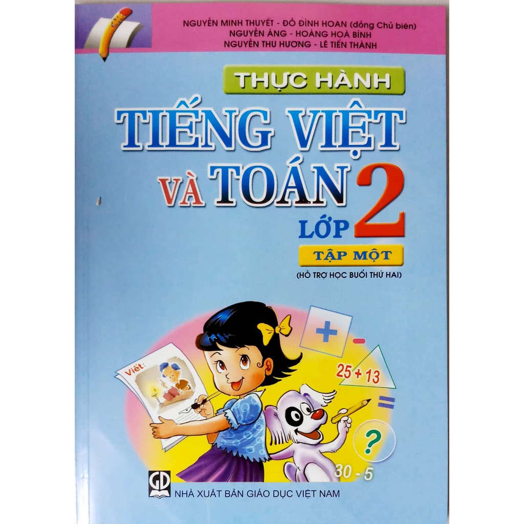 Sách - Thực Hành Tiếng Việt Và Toán 2 - Tập 1