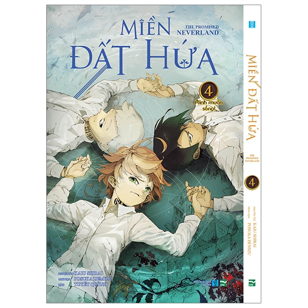 Sách - Miền Đất Hứa - The Promised Neverland - Tập 4 - Phiên Bản Bìa Trắng (White Ver)