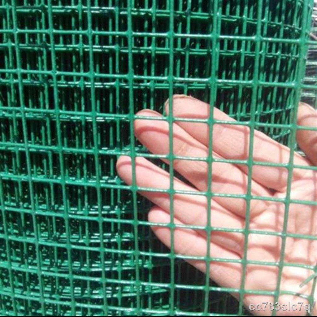 ✼■◐Thép bọc nhựa chống rỉ lưới hàng rào chăn nuôi gà vườn cây ăn quả bảo vệ ao cá cách ly ngoài trời