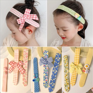 Set băng đô khóa dán kẹp tóc mái tạo hình dễ thương cho bé gái