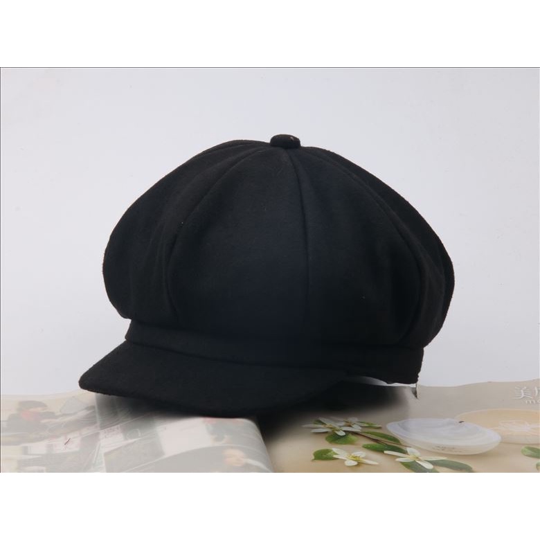 Nón,mũ nồi beret lưỡi trai da lộn retro phong cách Hàn Quốc  mềm mại thời trang cho bé trai gái
