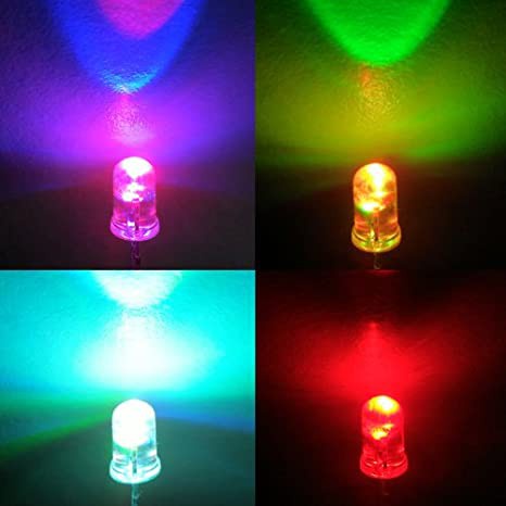 Led 5mm Đục - Trong 7 MÀU RGB 2 chân