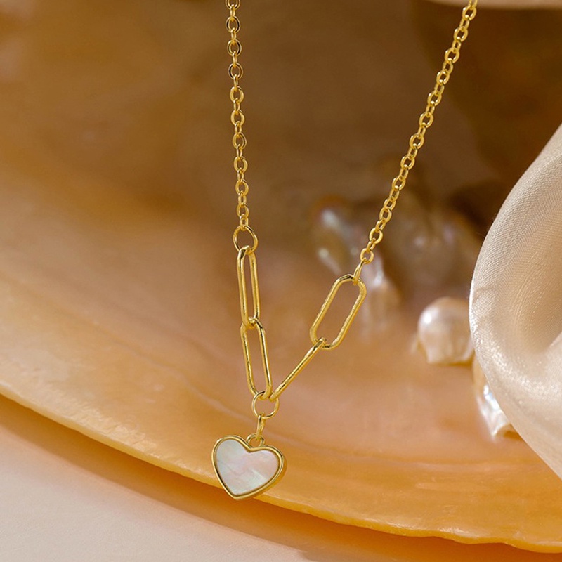 Vòng cổ mặt hình trái tim thời trang Hàn Quốc