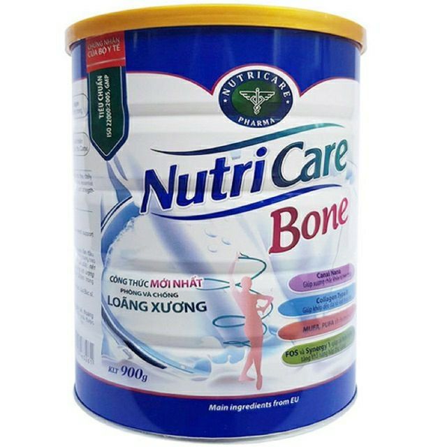 Sữa bột Nutrucare Bone lon 900g_ phòng ngừa loãng xương