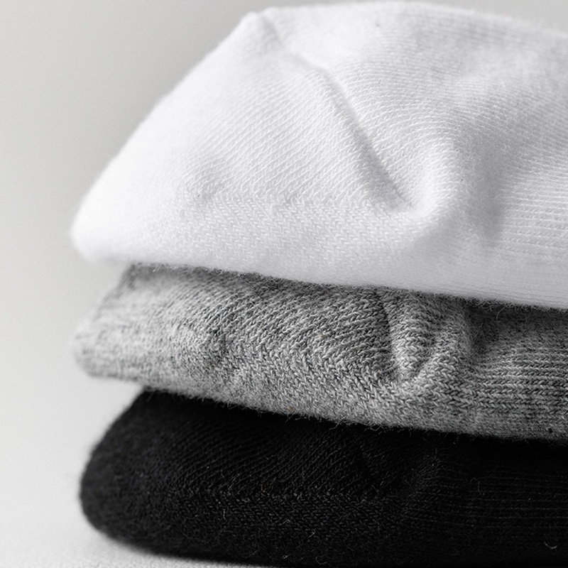 Vớ Cotton Thể Thao Màu Sắc Đơn Giản Thoáng Khí Cho Nam Nữ