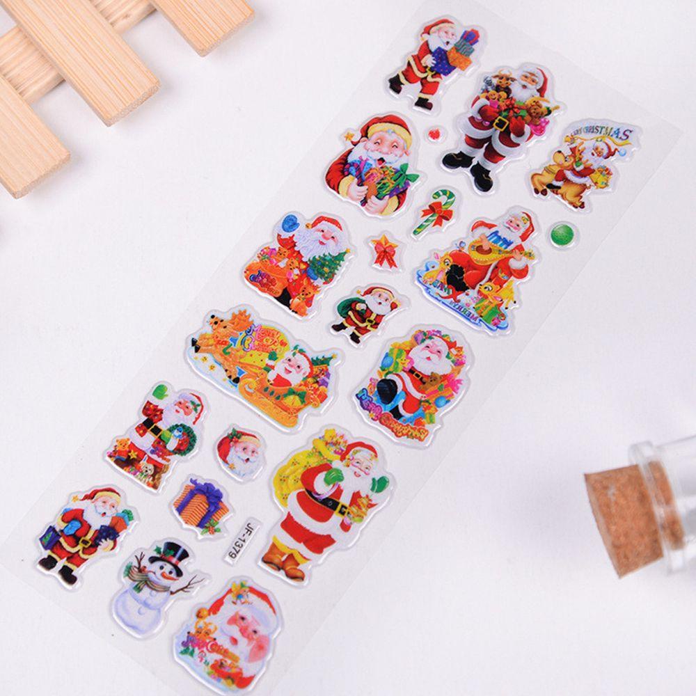 LUOL Set 5 / 10 Sticker Dán Trang Trí Giáng Sinh
