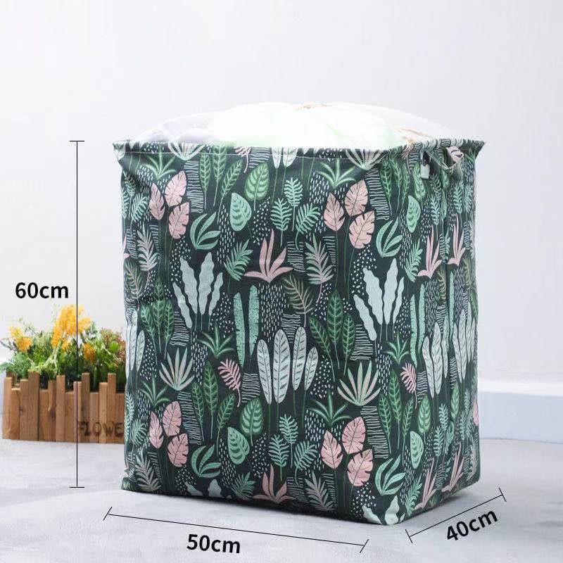 SIZE T 100 LÍT Túi đựng quần áo chăn màn vải canvas không thấm nước, giỏ đựng đồ đa năng