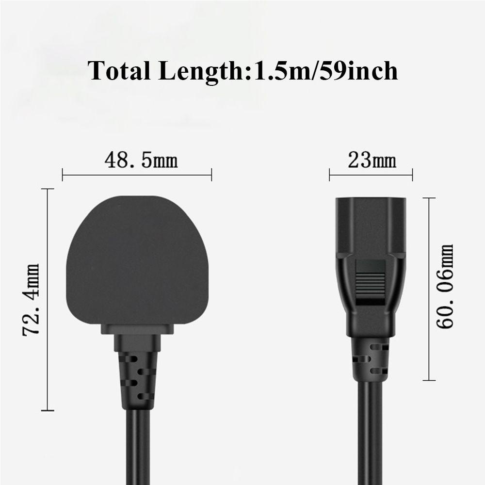 Dây Nguồn 3 Chấu Ket1 AC Chất Lượng Cao Cho Laptop