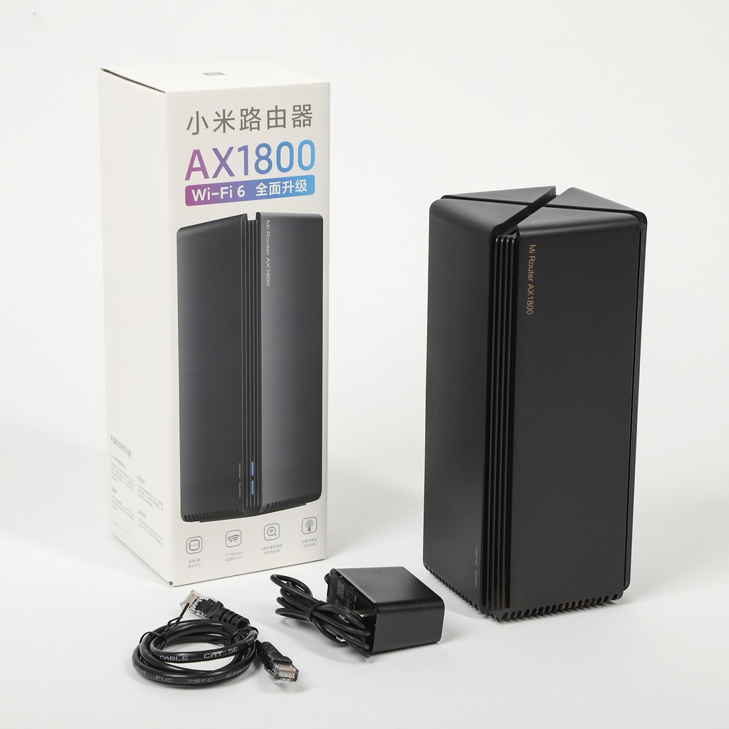 Bộ Phát Wifi Router Wifi 6 Xiaomi AX1800 (ĐEN) | BigBuy360 - bigbuy360.vn