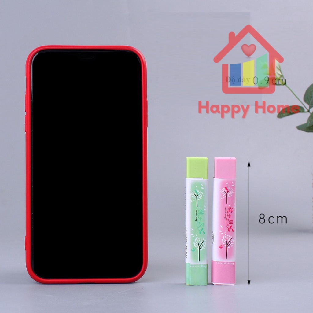 Gôm, cục tẩy bút chì thanh dài tiện dụng nhiều hình dễ thương cho bé Happy Home