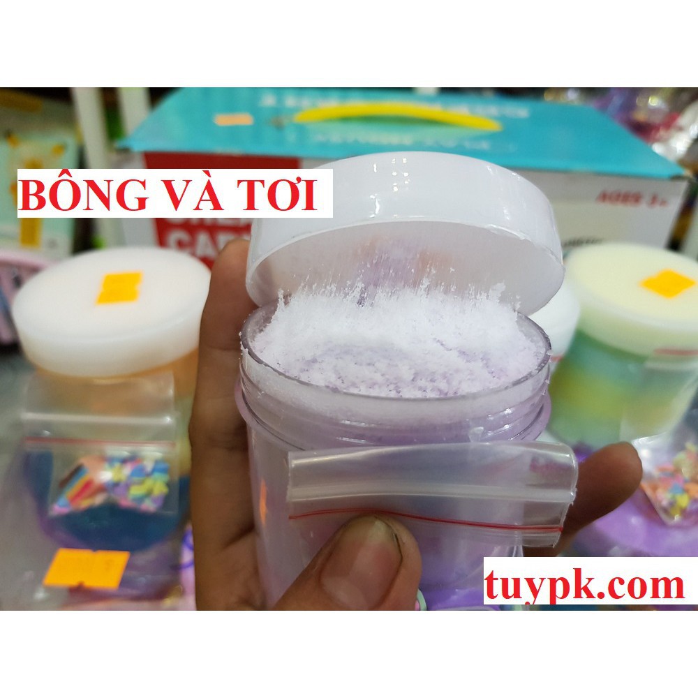 [Slime MÂY]- HCM- LIME MÂY LÀM TỪ SNOWWONDER - CLOUD SLIME BÔNG VÀ TƠI