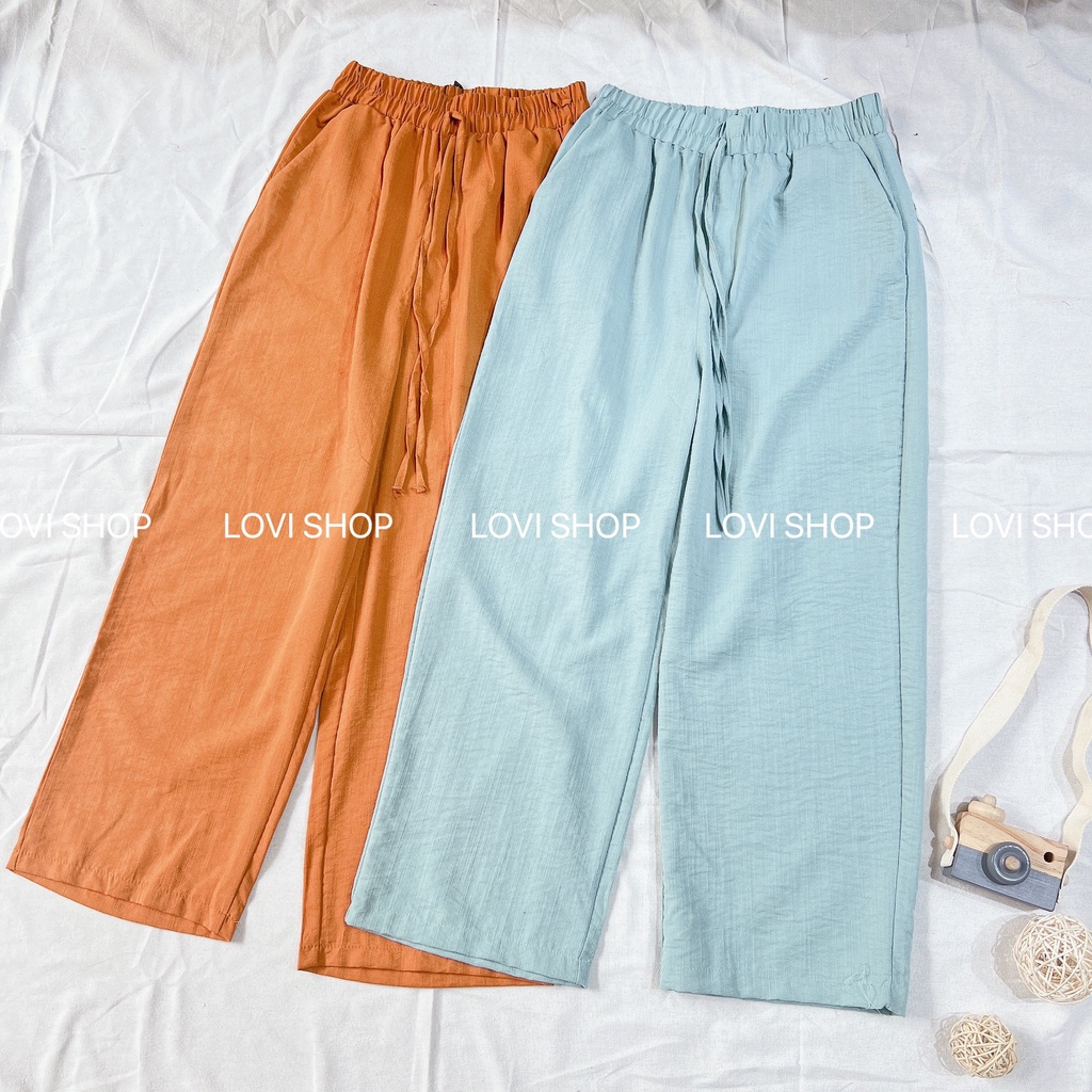 LOVI SHOP- Quần đũi lưng thun dáng lững 9 tấc gồm nhiều màu