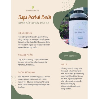 Nước tắm người dao đỏ dạng cô đặc 150k/ chai 300ml 1 lần tắm , 250k/l 3 lần tắm