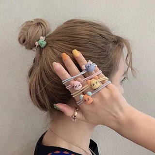 Thun buộc tóc cột tóc đầu kaws dễ thương